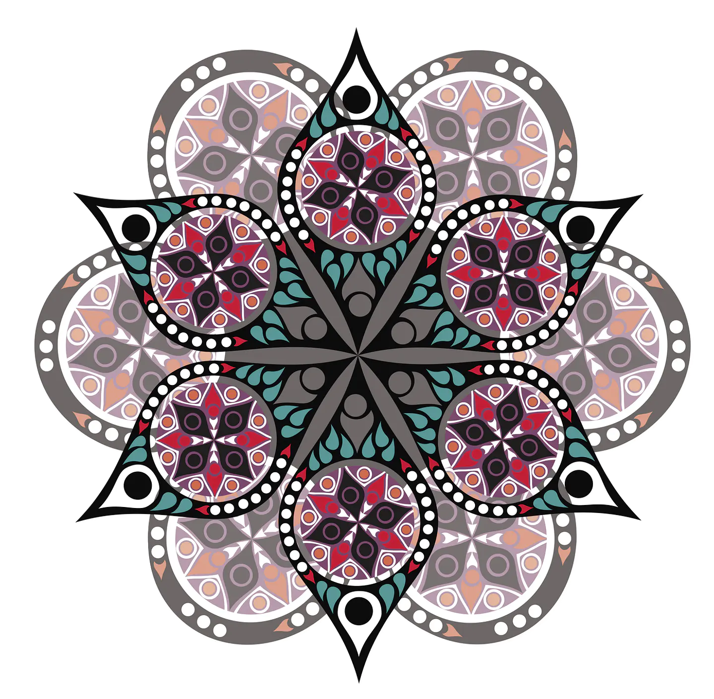 Alfombra Vinílica / Ethnic Mandala 2
