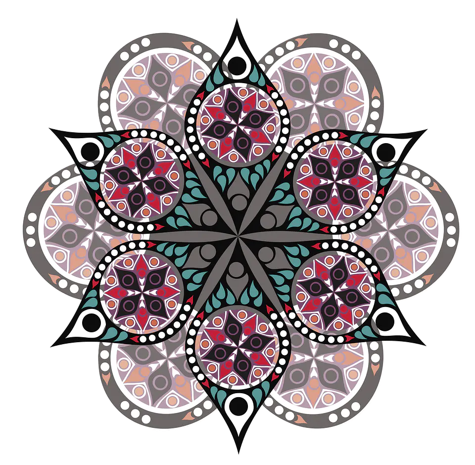 Alfombra Vinílica / Ethnic Mandala 2