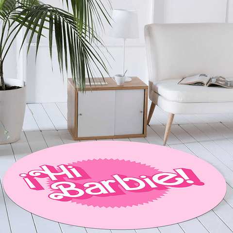 Alfombra Vinílica / Hi Barbie
