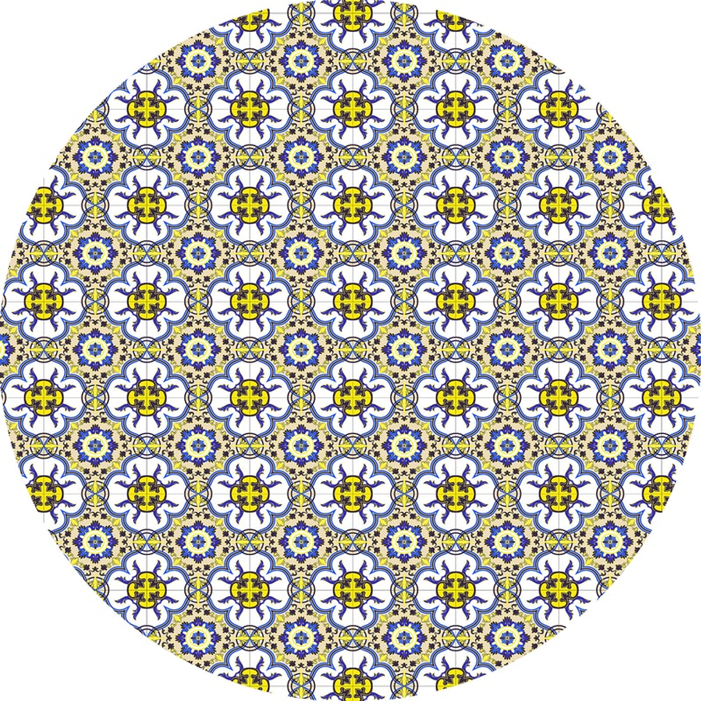 Alfombra Vinílica / Vintage Yellow 1