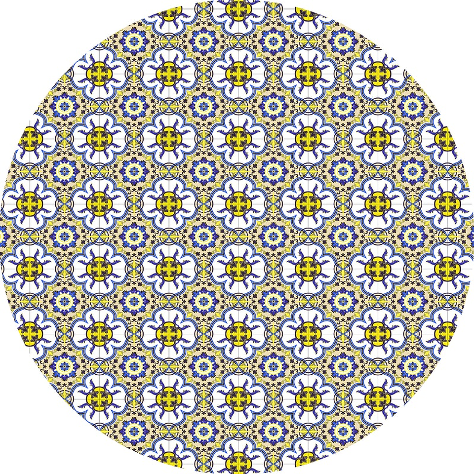 Alfombra Vinílica / Vintage Yellow 1