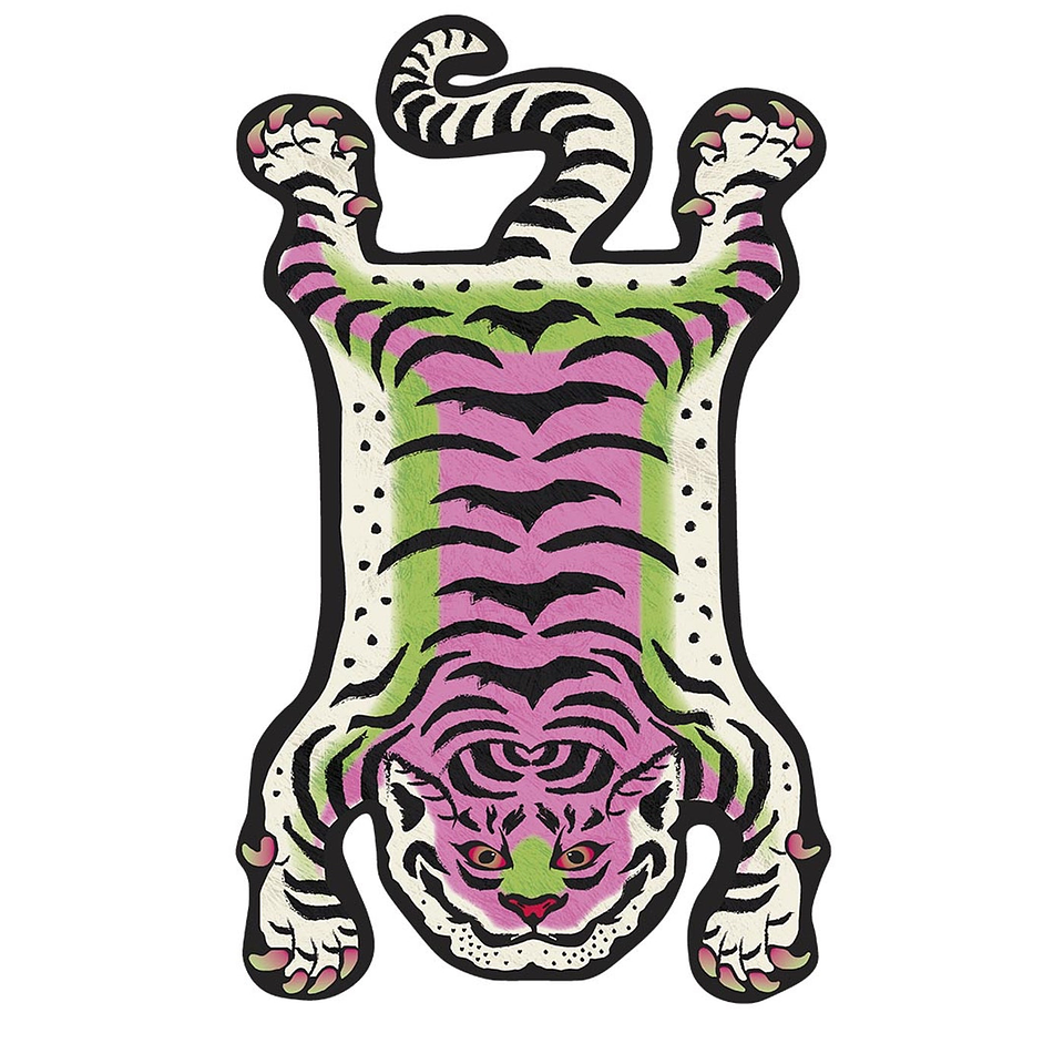 Alfombra Vinílica / Tiger Pink 2