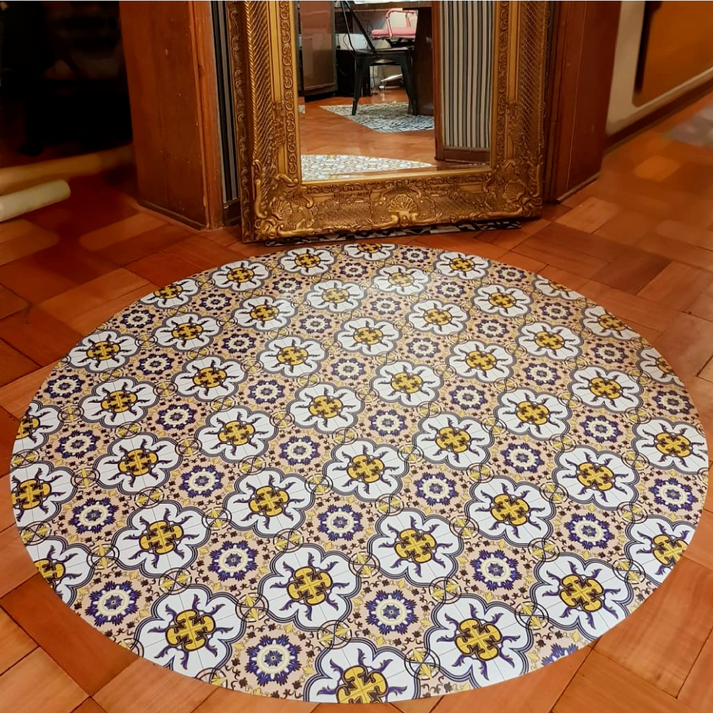 Alfombra Vinílica / Vintage Yellow 3