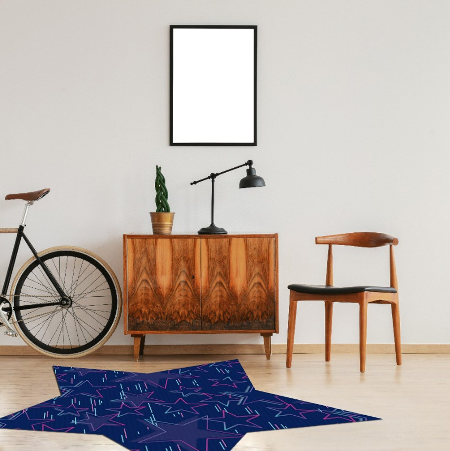 Alfombra Vinílica / Neon Star Blue 1