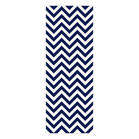 Alfombra Vinílica / Zig Zag Marino Telar