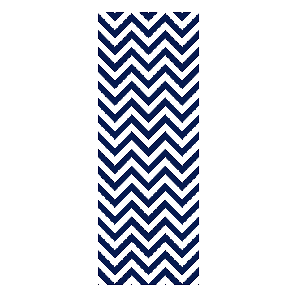 Alfombra Vinílica / Zig Zag Marino Telar 1