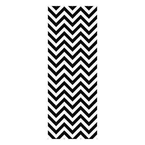 Alfombra Vinílica / Zig Zag Telar B&W