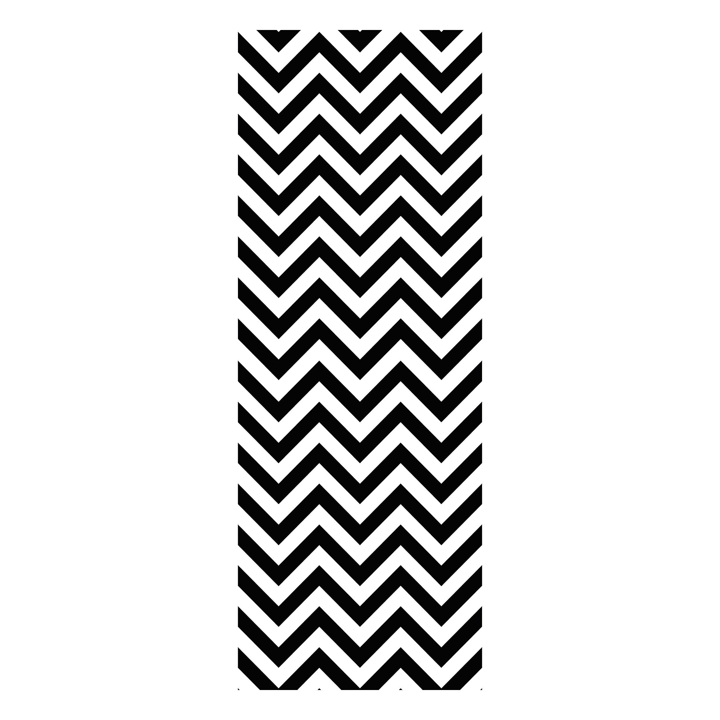 Alfombra Vinílica / Zig Zag Telar B&W 1