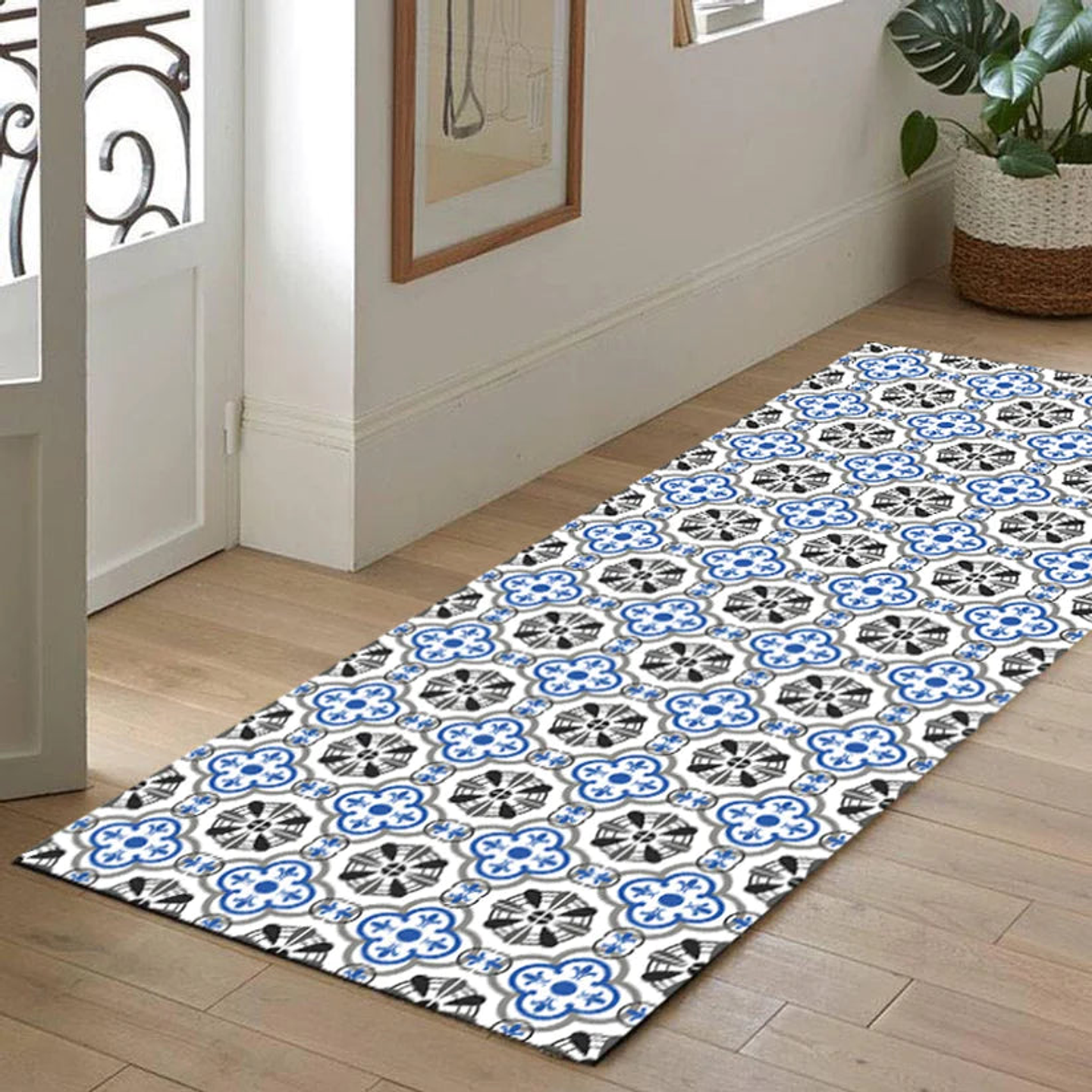 Alfombra Vinílica / Grey Navy Black 1