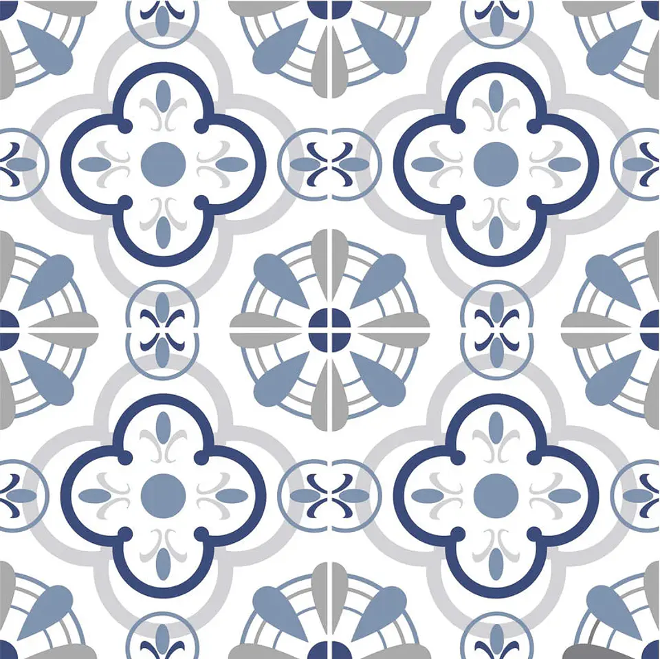 Alfombra Vinílica / Grey Navy 3