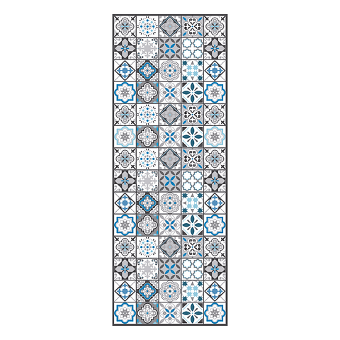 Alfombra Vinílica / Greca Beach Blue