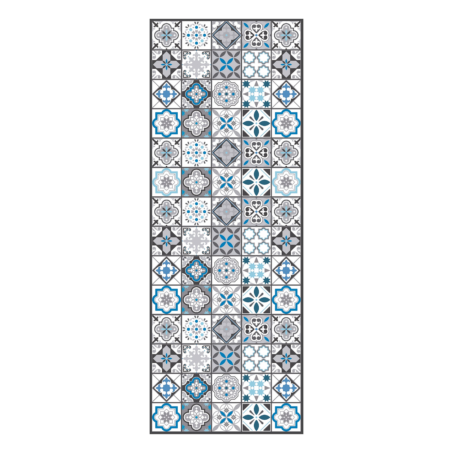 Alfombra Vinílica / Greca Beach Blue 1