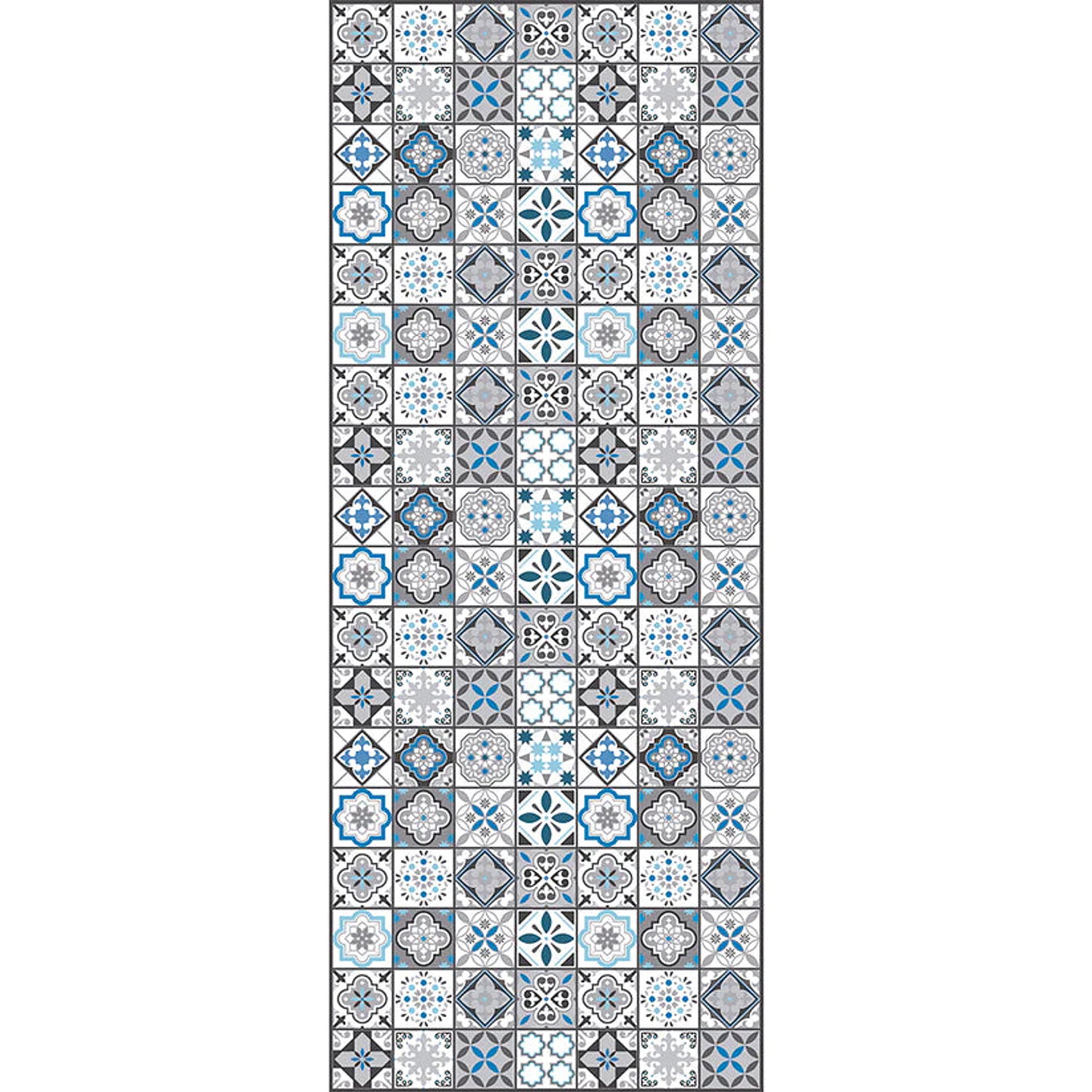 Alfombra Vinílica / Greca Beach Blue 2