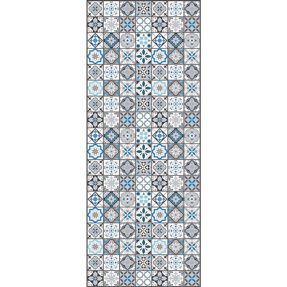 Alfombra Vinílica / Greca Beach Blue 2