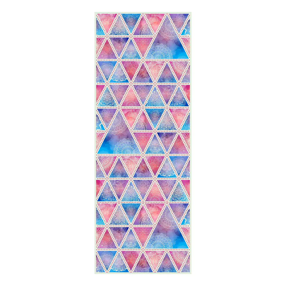 Alfombra Vinílica / Floral étnico 1