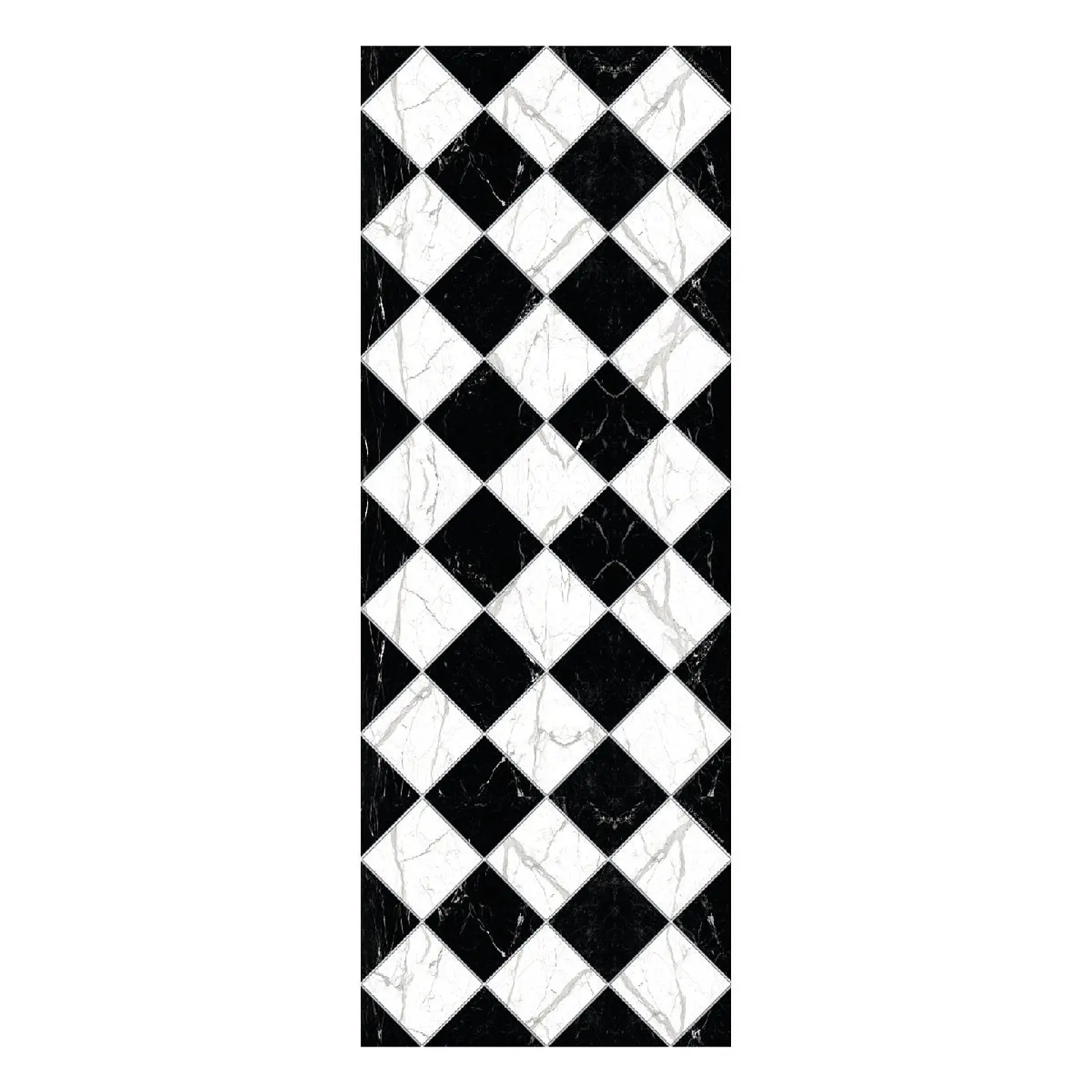 Alfombra Vinílica / Ajedrez Mármol 1