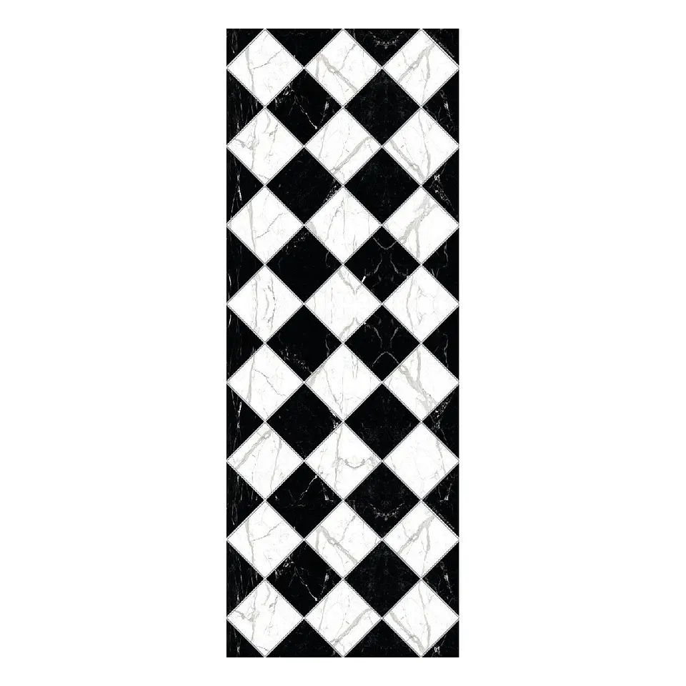 Alfombra Vinílica / Ajedrez Mármol 1