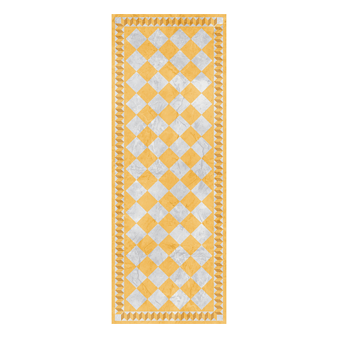 Alfombra Vinílica / Tablero Concrete Mustard