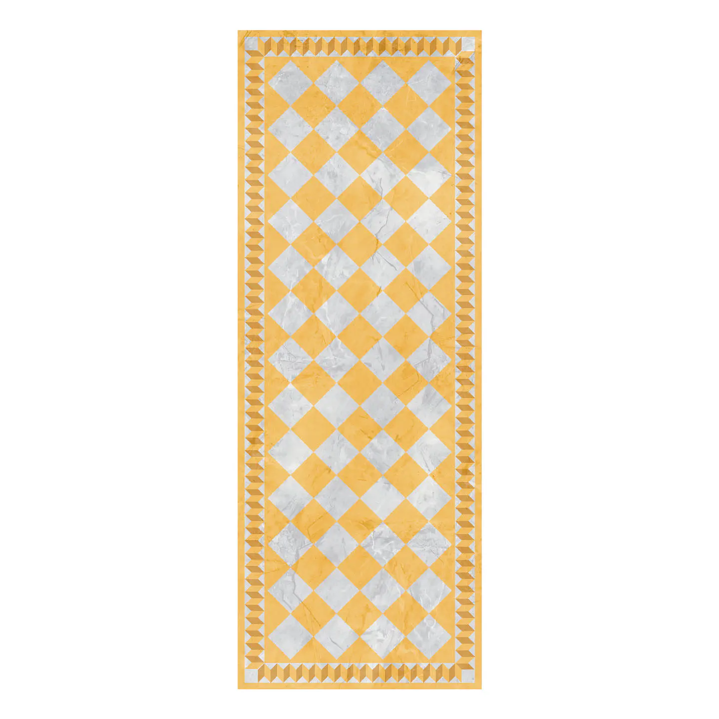 Alfombra Vinílica / Tablero Concrete Mustard 1