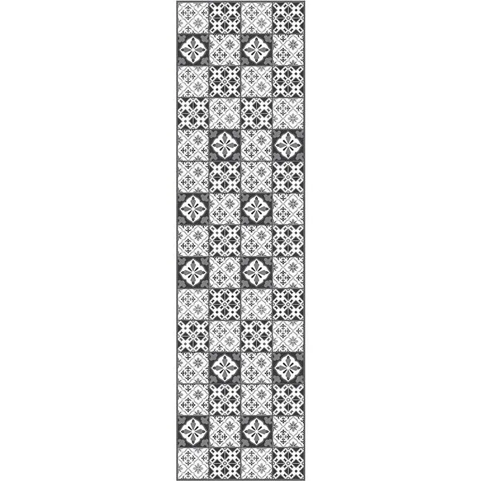 Alfombra Vinílica / Azulejos Grises 1
