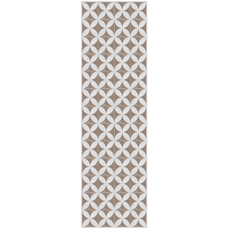 Alfombra Vinílica / Retro Tile Beige 2