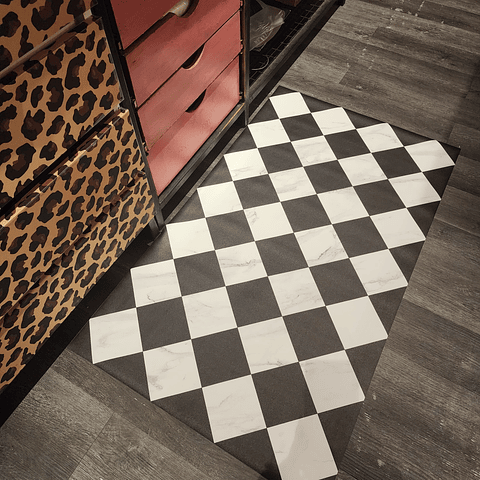 Alfombra Vinílica / Tablero Mármol Mini