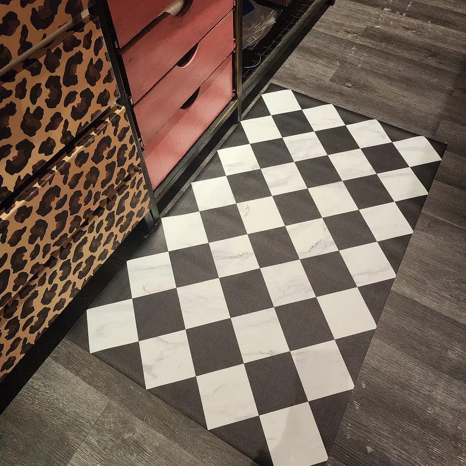 Alfombra Vinílica / Tablero Mármol Mini 1