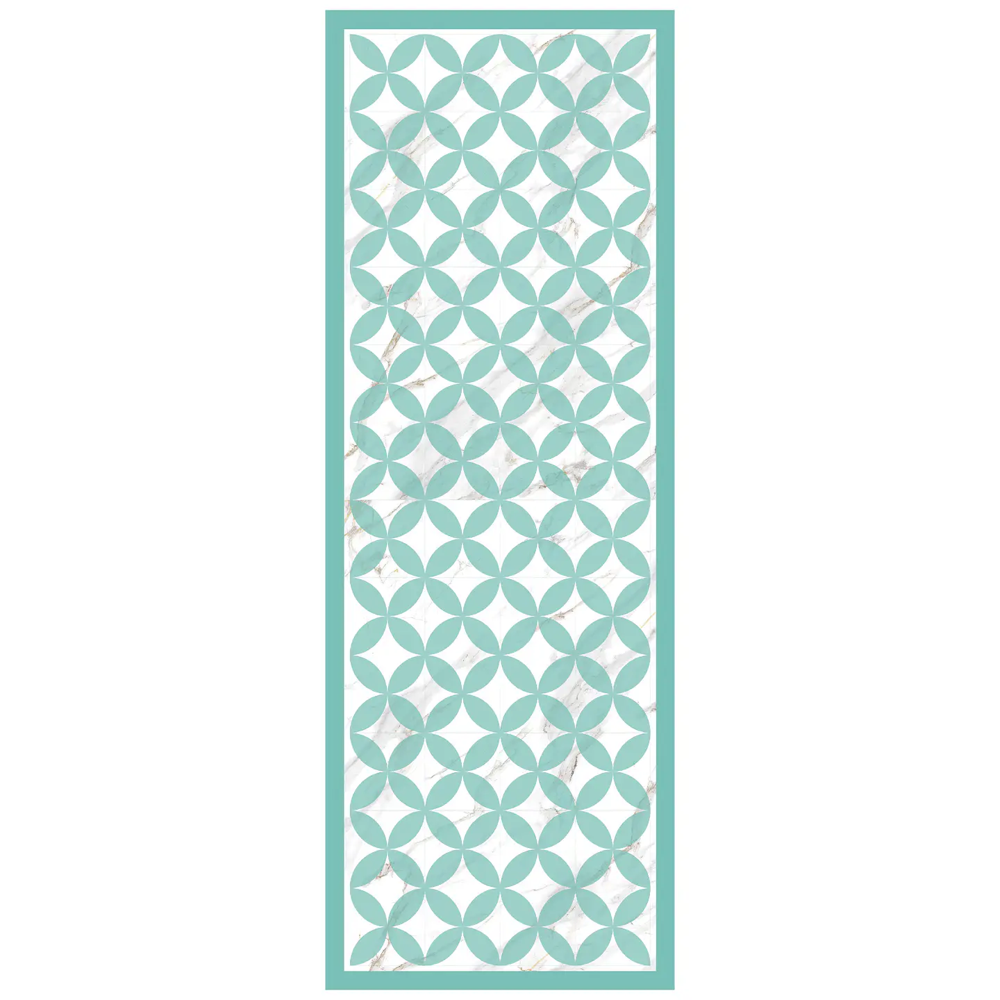 Alfombra Vinílica / Retro Marble Mint 1