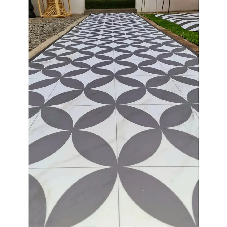 Alfombra Vinílica / Retro Marble Tiles 2