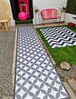 Alfombra Vinílica / Retro Marble Tiles - Miniatura 3