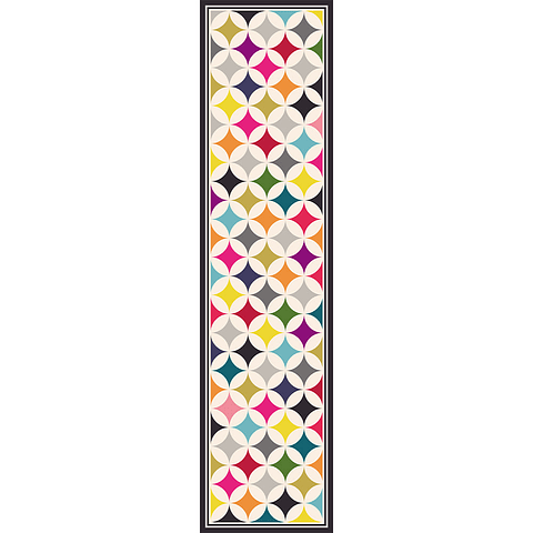 Alfombra Vinílica / Rombos Colores