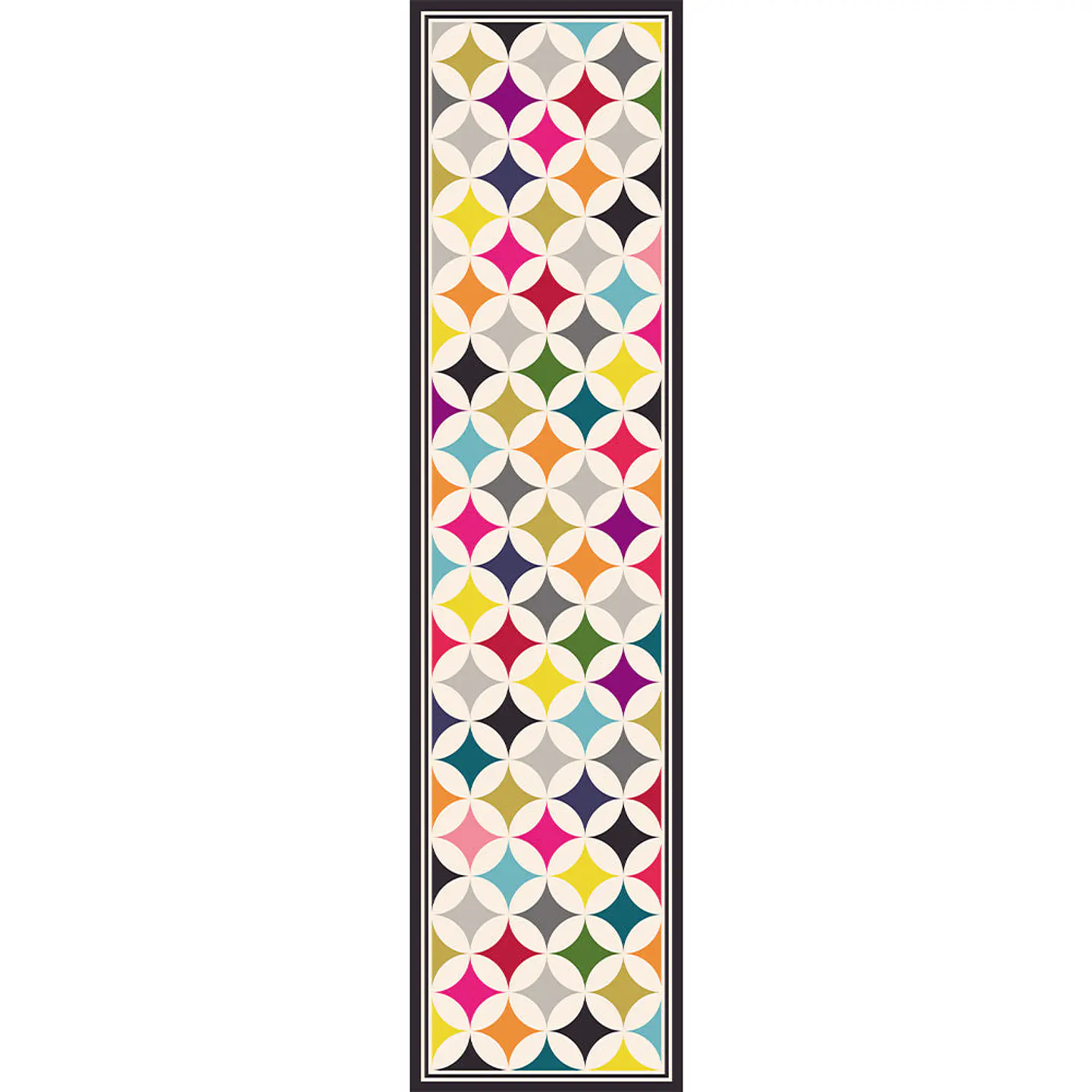 Alfombra Vinílica / Rombos Colores 1