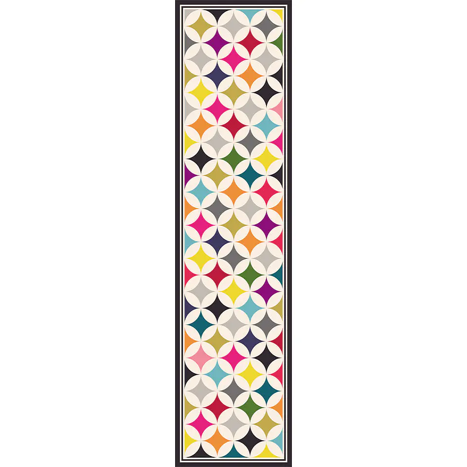 Alfombra Vinílica / Rombos Colores 1