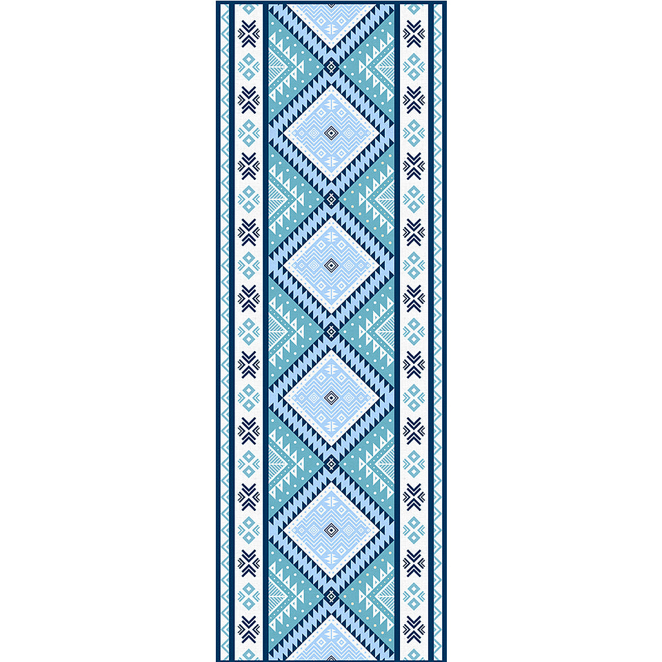 Alfombra Vinílica / Tribal Blue 1