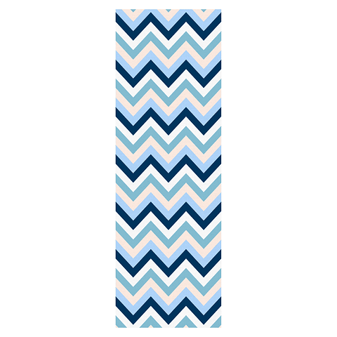Alfombra Vinílica / Zig Zag Blue
