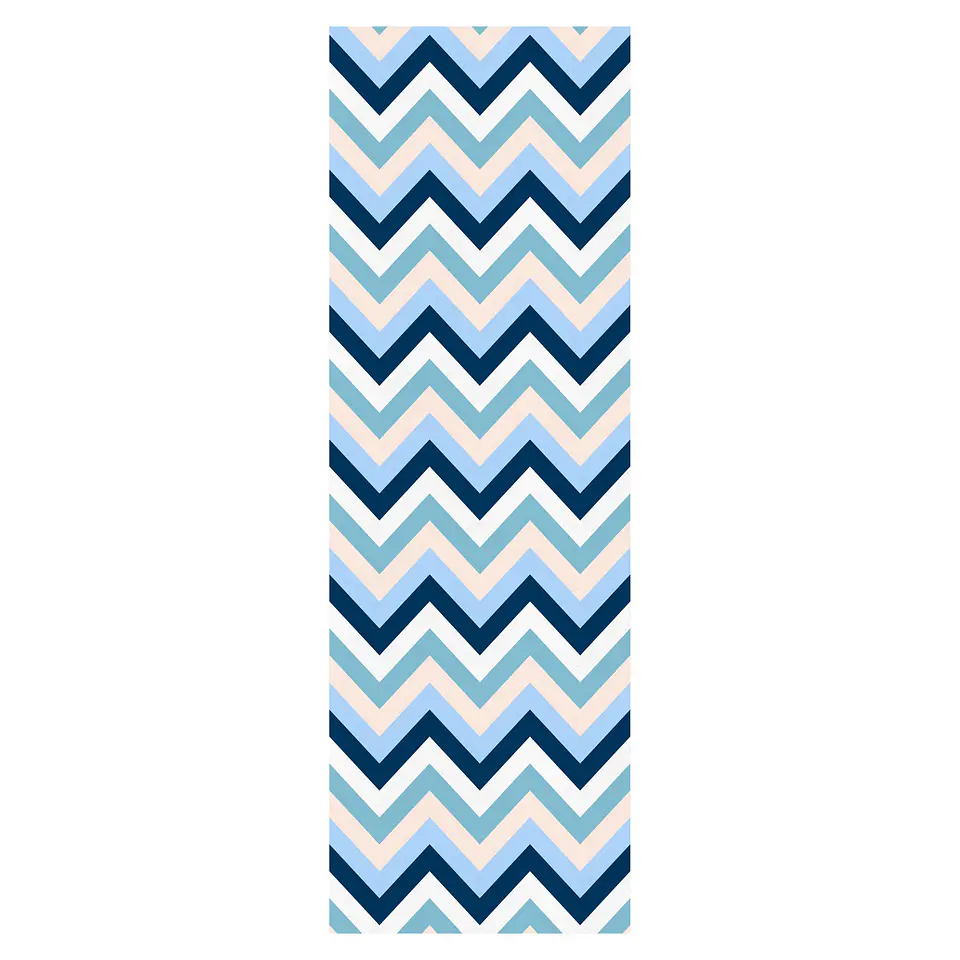 Alfombra Vinílica / Zig Zag Blue 1