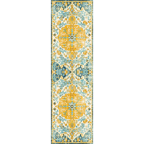 Alfombra Vinílica / Gold Sky Mandala Boho