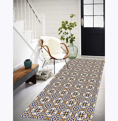 Alfombra Vinílica / Vintage Fondo Beige