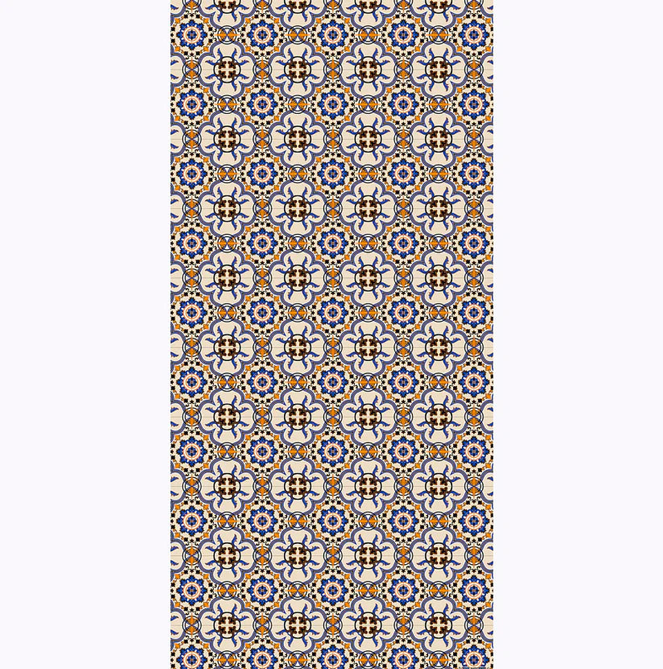Alfombra Vinílica / Vintage Fondo Beige 3