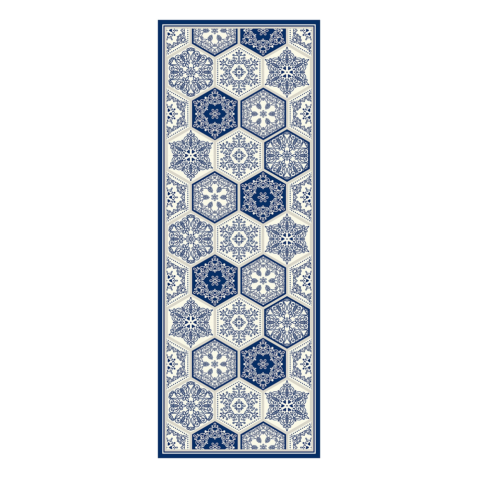 Alfombra Vinílica / Navy 1