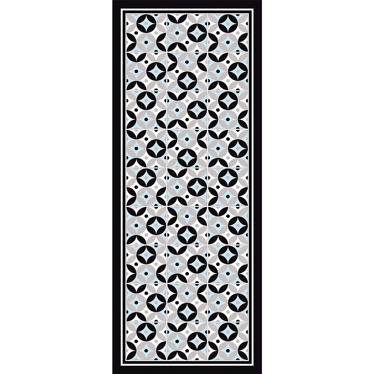 Alfombra Vinílica / Retro Grey Sky 2