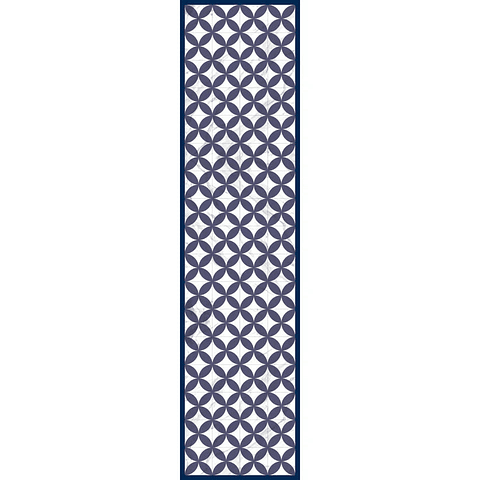 Alfombra Vinílica / Retro Marble Blue Marine