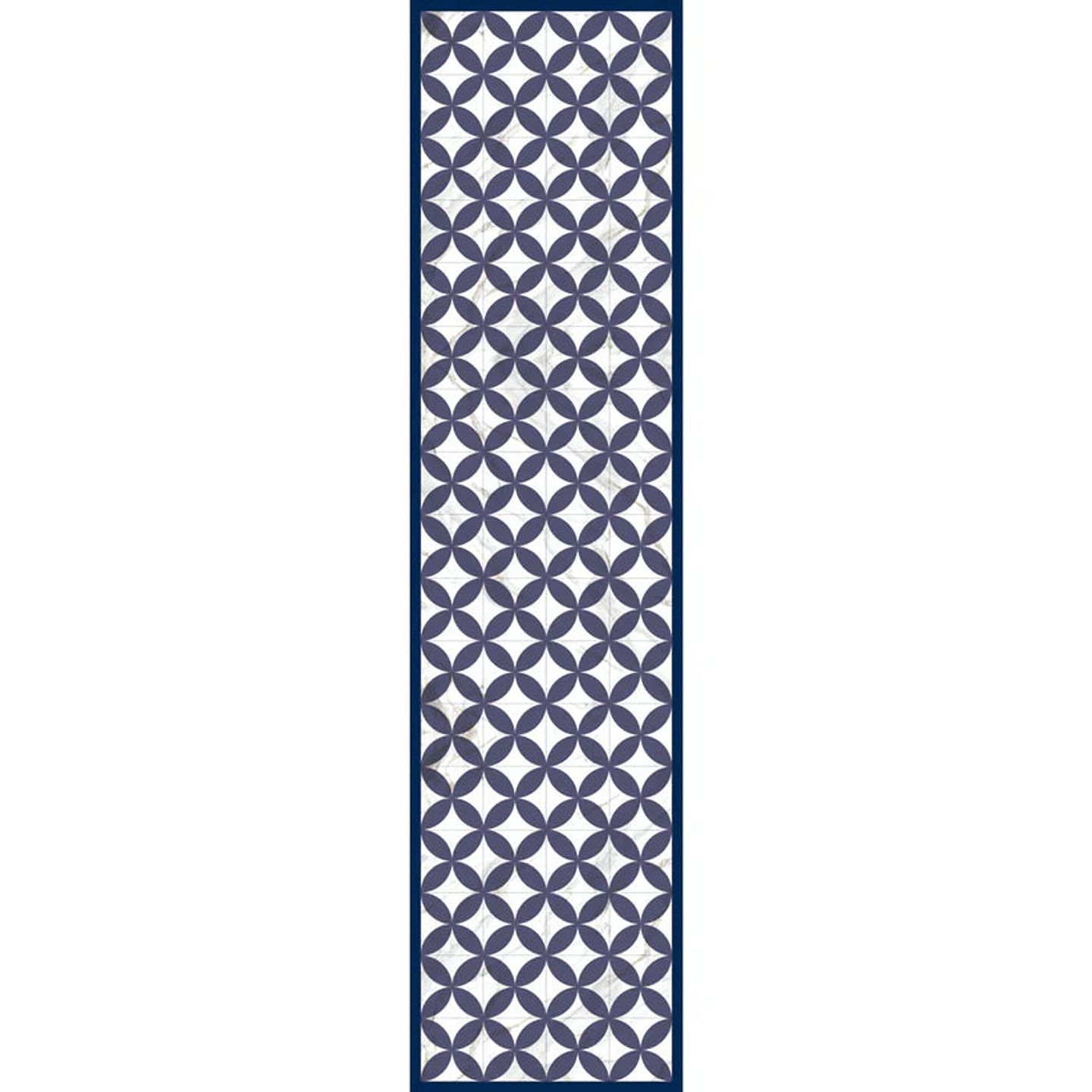 Alfombra Vinílica / Retro Marble Blue Marine 1