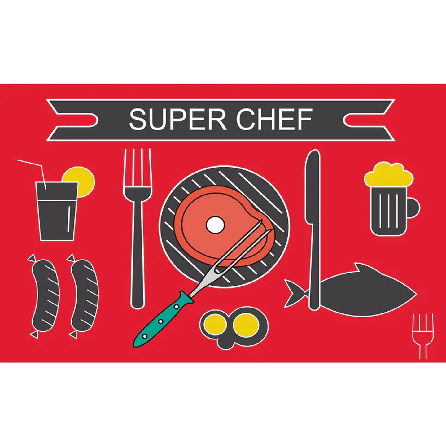 Alfombra Vinílica / Super Chef 1