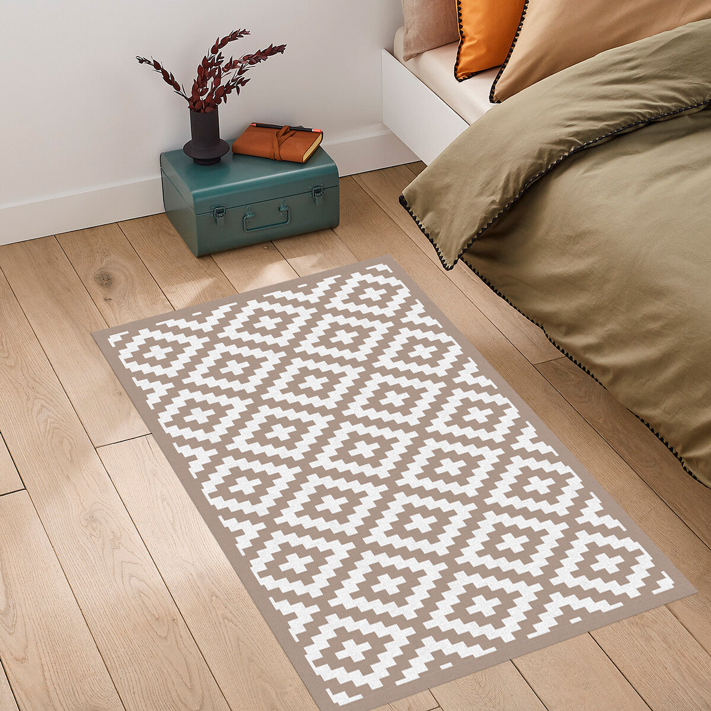 Alfombra Vinílica / Telar Beige 1