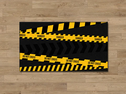 Alfombra Vinílica / Danger