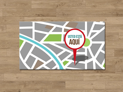 Alfombra Vinílica / Mapa