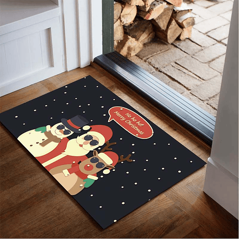 Alfombra Vinílica / Ho Ho Ho