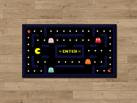 Alfombra Vinílica / Pacman