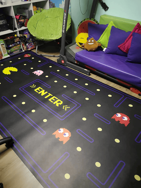 Alfombra Vinílica / Pacman